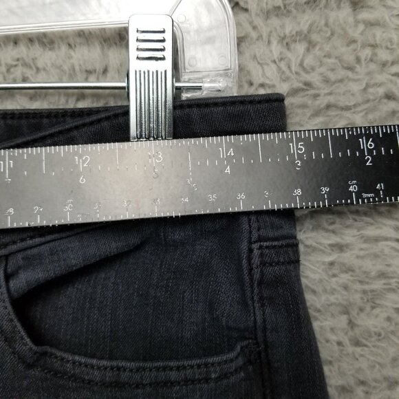 American Eagle Outfitters Jeans Womens 8 Black Hi-Rise Jegging Stretch Denim - Picture 4 of 12